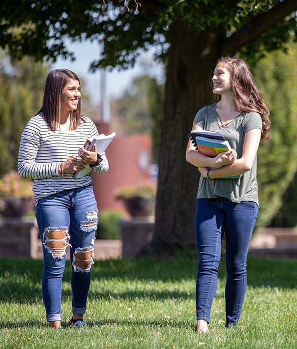 Students in sunshine